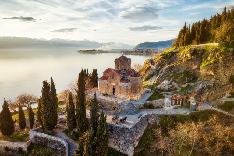 Church of St. John the Theologian -at Kaneo, Ohrid, Macedonia