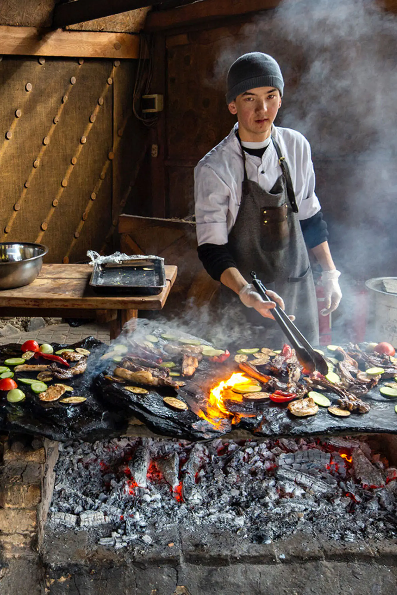 Barbecue, Bishkek, Kyrgyzstan