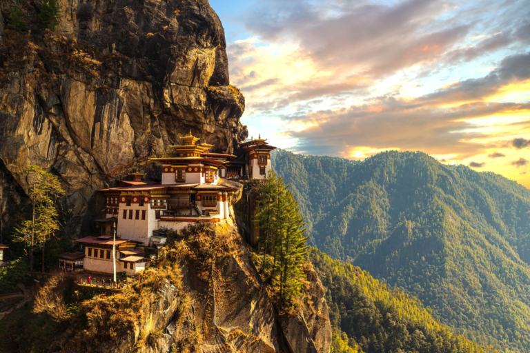 Paro Taktsang (Tiger Nest) in Upper Paro Valley, Bhutan
