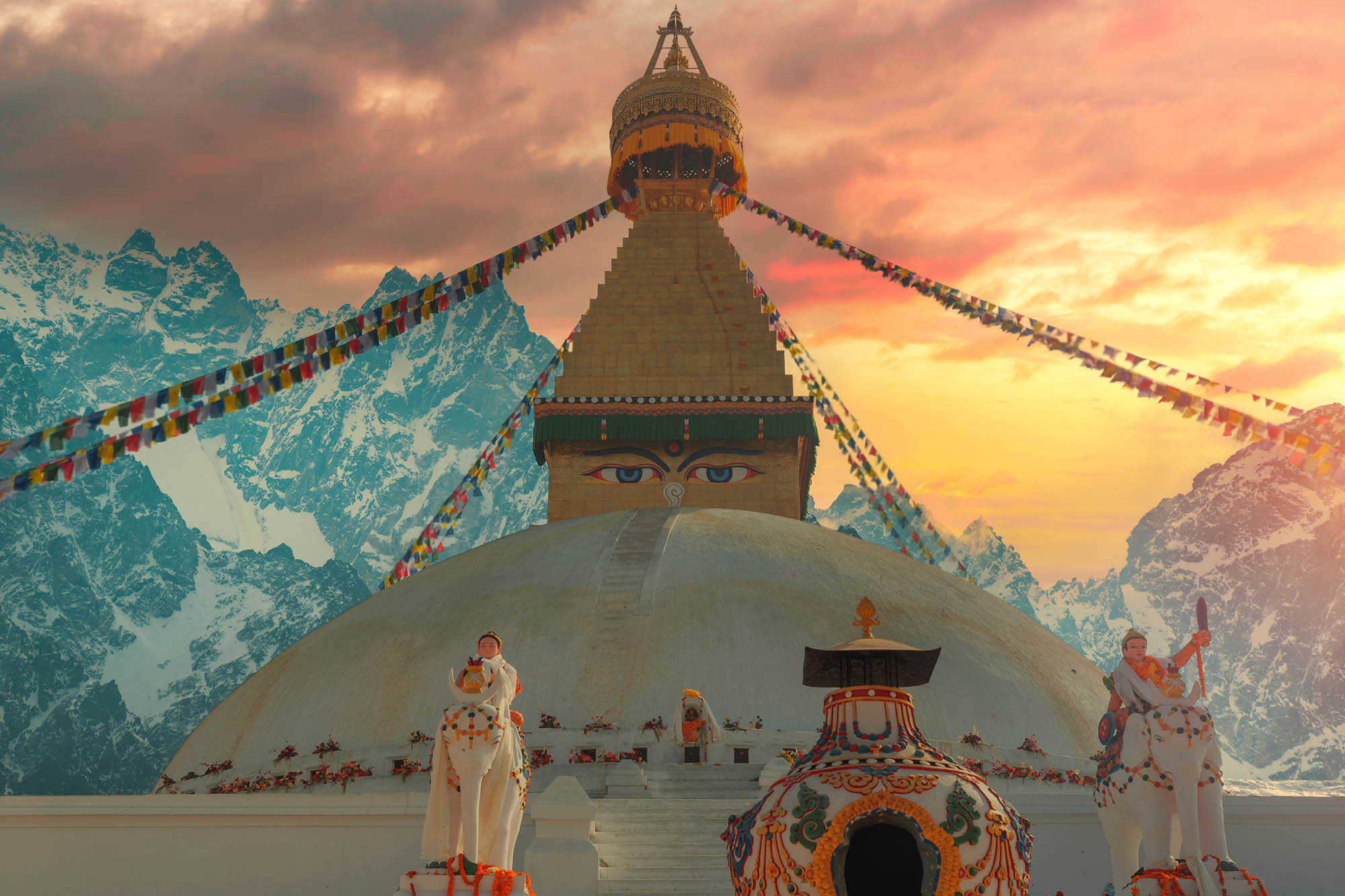 bodnath stupa, Kathmandu, Nepal, podróż z Soul Travel